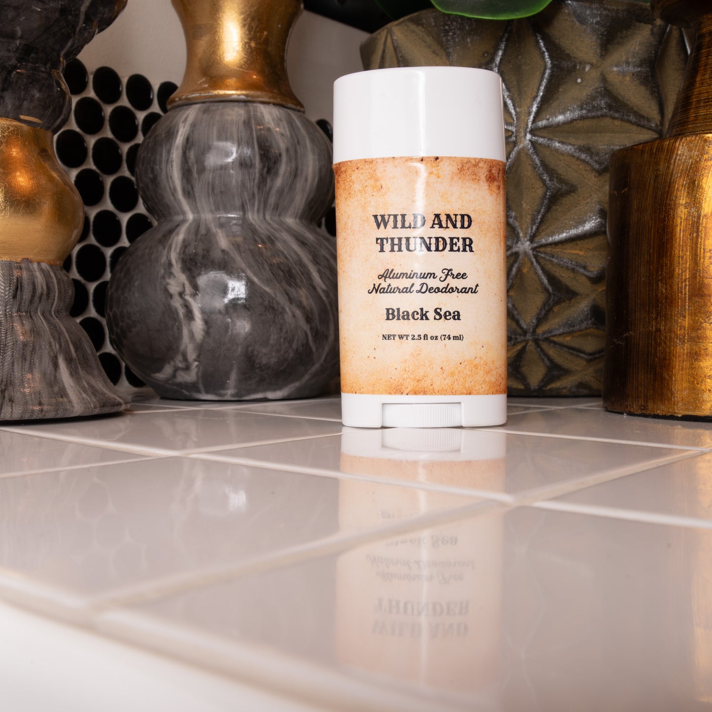 Natural Aluminum Free Deodorant (Black Sea) 2-Sticks